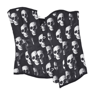 Skull Print Corset Shapewear