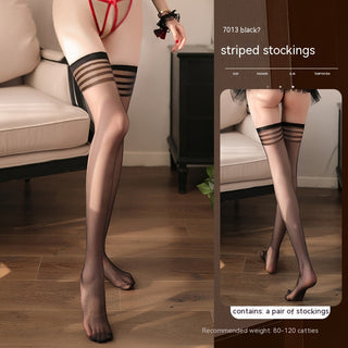 Women's Uniform Black Underwear Stockings