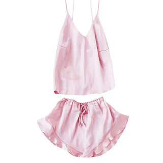 Silk Camisole and Short Set Sleepwear